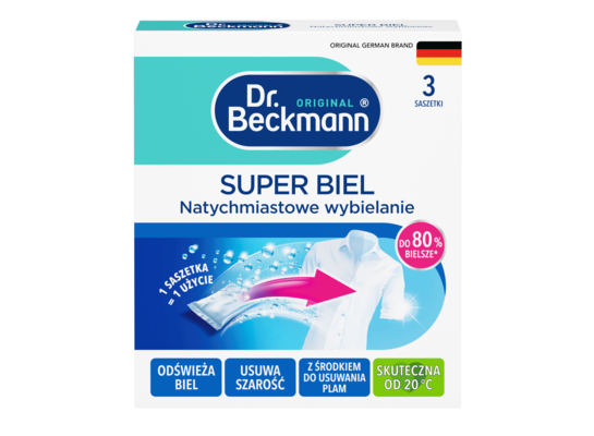 Super biel natychmiastowe wybielanie 3 x 40 g
