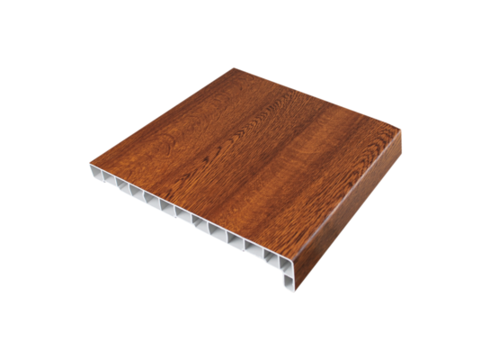 Parapet wewnętrzny PVC złoty dąb 30 cm x 2,98 m Plasti King