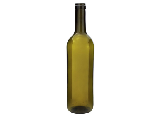 Butelka na wino Bordolese 0,75 l oliwkowa 10 szt.