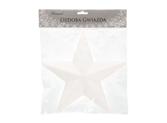 Ozdoba świąteczna gwiazda 21 x 21 cm