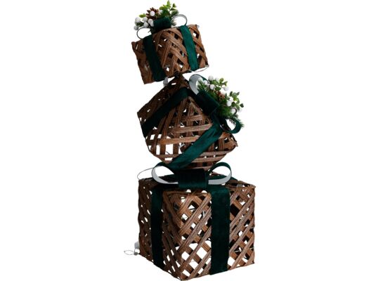 Pudła prezentowe kwadratowe 73 cm led grn