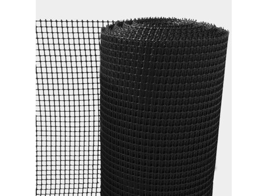 Siatka plastikowa ogrodz. rabatowa czarna MR 1,2 x 5 m
