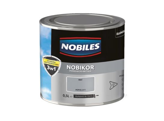 Farba gruntująca Nobikor Popielaty 0,5 l Nobiles