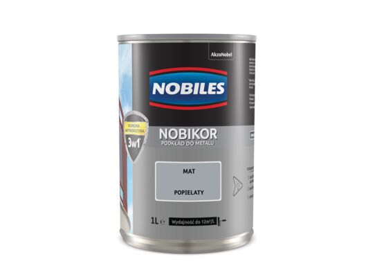 Farba gruntująca Nobikor Popielaty 1 l Nobiles