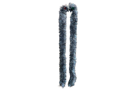 Łańcuch choinkowy fluorescencyjny grafitowy 10 cm x 3 m