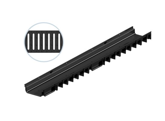 Kanał 5 x 100 cm Plastic Channel ruszt tworzywo sztuczne A15 ACO