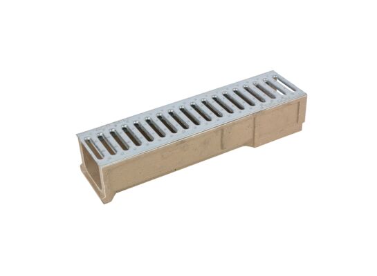 Kanał z rusztem ze stali ocynkowanej 9,5 x 100 cm XSelf polimerbeton ACO
