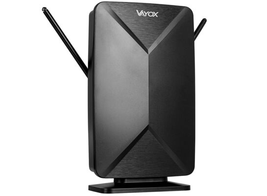 Antena TV DVB-T/T2 4K ze wzmacniaczem, do użytku wewnętrznego i zewnętrznego, filtr LTE VA0248 Vayox