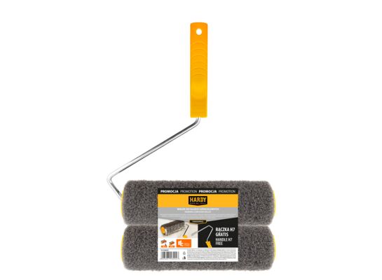 Wałek do gładzi FINISHPRO 25 cm 2 sztuki + rączka H7 Hardy