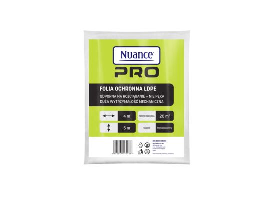 Folia gruba 4 x 5 m transparentna NuancePRO
