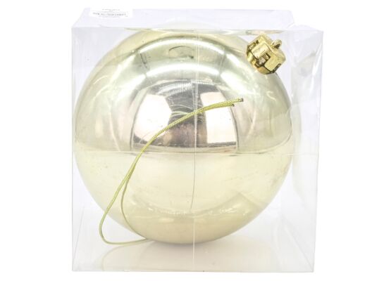 Bombki plastikowa 15 cm złoty