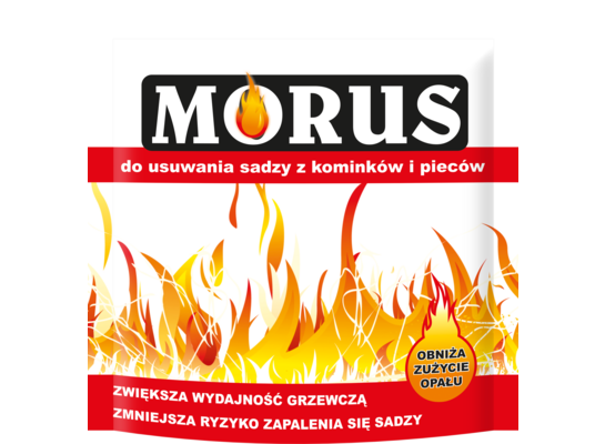 Proszek do usuwania sadzy z kominków i pieców 50 g MORUS