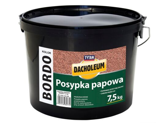 Posypka papowa DACHOLEUM bordo 7,5 kg TYTAN PROFESSIONAL