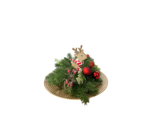 Dekoracja świąteczna na talerzu 33 cm