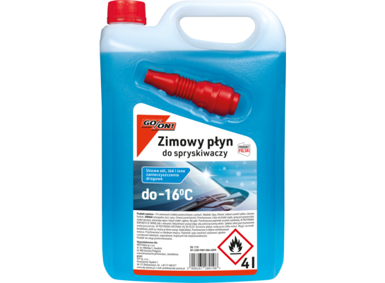 Płyn do spryskiwaczy zimowy -16°C 4 l Lejek GO/ON!