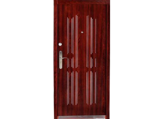 Drzwi wewnątrzklatkowe Zeus mahoń 90 cm prawe Crystal