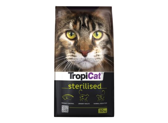 Karma sucha dla kota sterilised 10 kg TropiCat