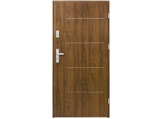 Drzwi zewnętrzne Classic orzech 80 cm prawe Splendoor