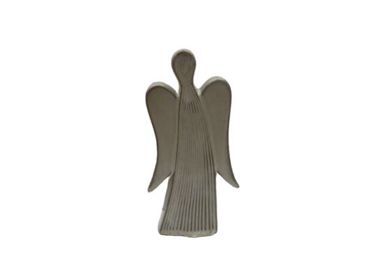 Figura ceramiczna anioł 19,8 cm biały