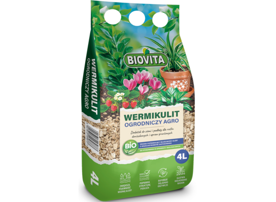 Wermikulit ogrodniczy Agro 4 l BIOVITA
