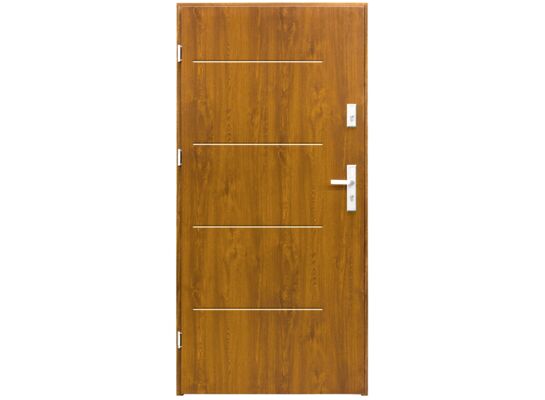 Drzwi zewnętrzne Classic złoty dąb 90 cm lewe Splendoor