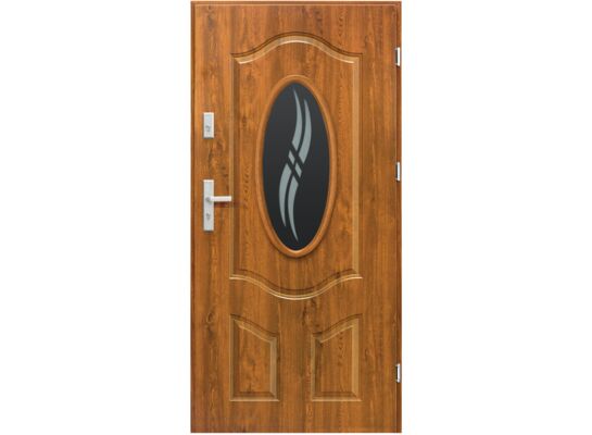 Drzwi zewnętrzne Apis złoty dąb 90 cm lewe Splendoor