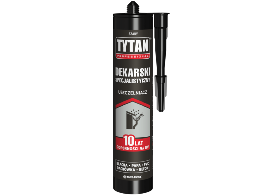 Uszczelniacz dekarski specjalistyczny 280 ml szary TYTAN PROFESSIONAL