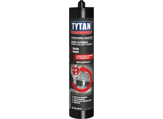 Uszczelniacz dekarski specjalistyczny 280 ml brązowy TYTAN PROFESSIONAL