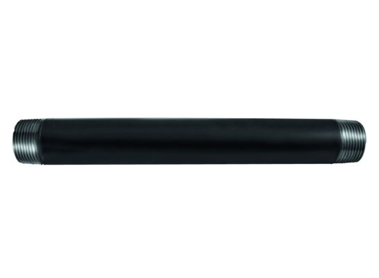 Rura stalowa gwintowana 20/200mm CZARNA