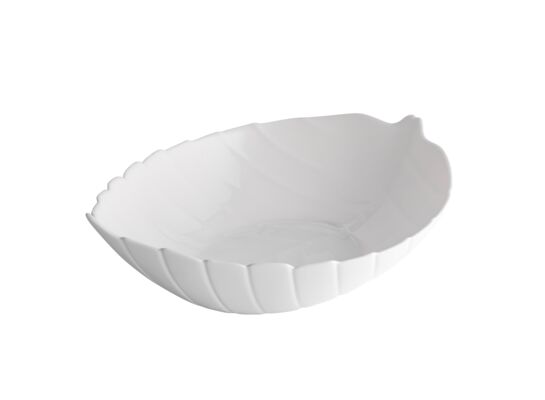 Salaterka liść 27,5 x 22,5 cm Nocturn white Altom Design