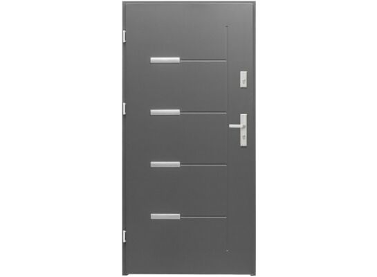 Drzwi zewnętrzne Onyks antracyt 80 cm lewe Splendoor