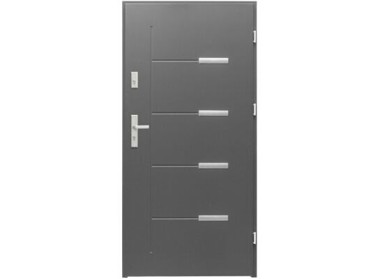 Drzwi zewnętrzne Onyks antracyt 80 cm prawe Splendoor