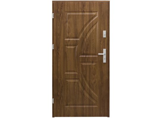 Drzwi zewnętrzne Bursztyn orzech 80 cm lewe Splendoor
