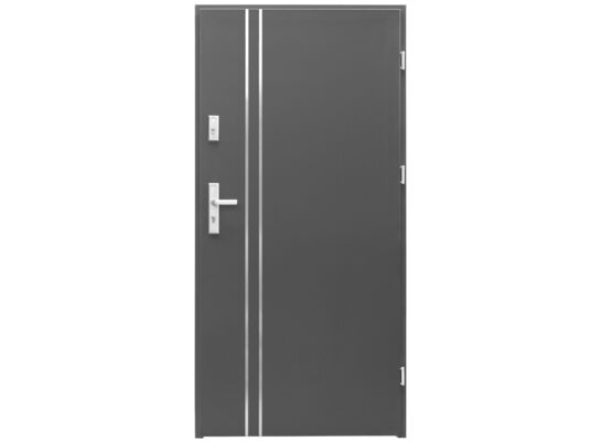 Drzwi zewnętrzne Fluoryt II antracyt 80 cm prawe Splendoor
