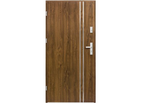 Drzwi zewnętrzne Fluoryt II orzech 90 cm lewe Splendoor