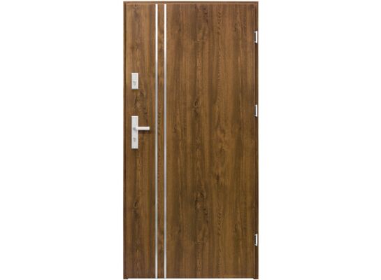 Drzwi zewnętrzne Fluoryt II orzech 90 cm prawe Splendoor