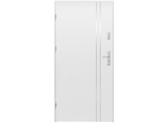 Drzwi zewnętrzne Fluoryt II białe 90 cm lewe Splendoor