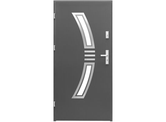Drzwi zewnętrzne Kaszmir antracyt 90 cm lewe Splendoor