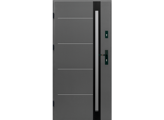 Drzwi zewnętrzne Magma antracyt 90 cm lewe Splendoor