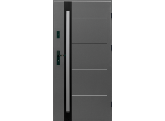 Drzwi zewnętrzne Magma antracyt 90 cm prawe Splendoor