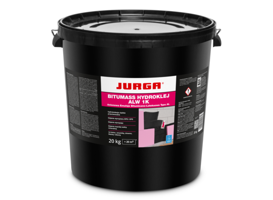 Emulsja bitumiczna BITUMASS HYDROKLEJ ALW 1K 20 kg JURGA