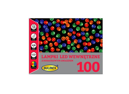 Lampki choinkowe led 100 l z dodatkowym gniazdem BULINEX