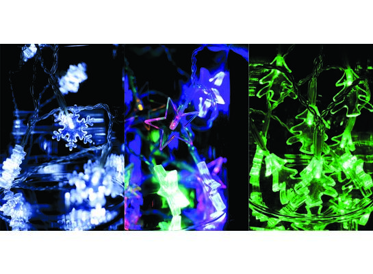 Lampki bateria led 20 l kształty BULINEX