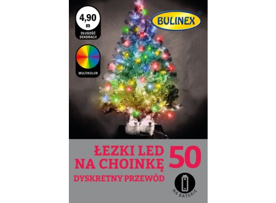 Lampki bateria nitki 50 led BULINEX
