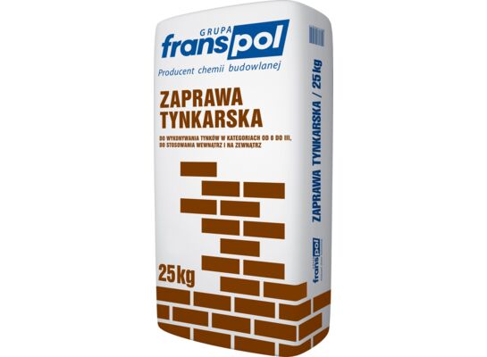 Zaprawa tynkarska ZT-1 25 kg Franspol