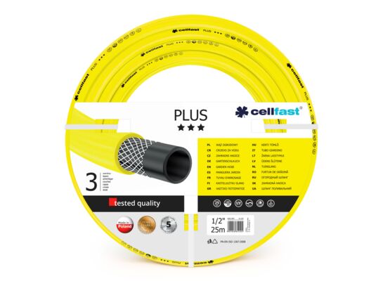 Wąż ogrodowy PLUS 1/2" 25 m Cellfast