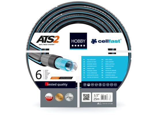 Wąż ogrodowy HOBBY 1/2" 25 m Cellfast