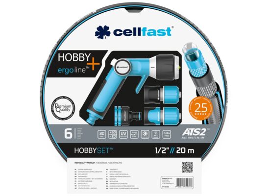 Zestaw zraszający HOBBY 1/2" 20 m ENERGO Cellfast