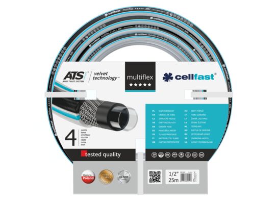 Wąż ogrodowy MULTIFLEX 1/2" 25 m Cellfast