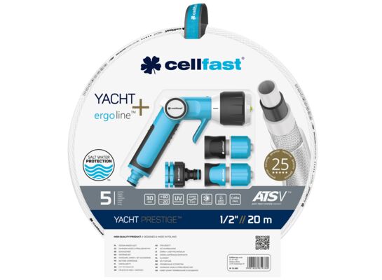 Zestaw zraszający YACHT PRESTIGE 1/2" 25 m ENERGO Cellfast